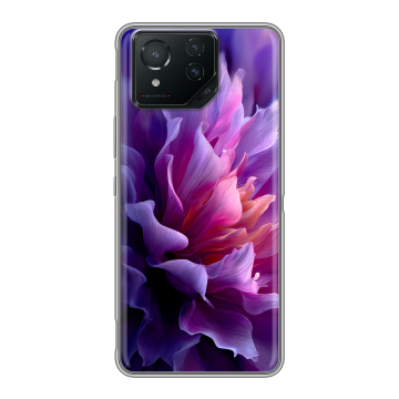 Силиконовый чехол на ASUS ROG Phone 8 Pro с принтом женский цветы Силиконовый чехол на ASUS ROG Phone 8 Pro с принтом женский цветы
