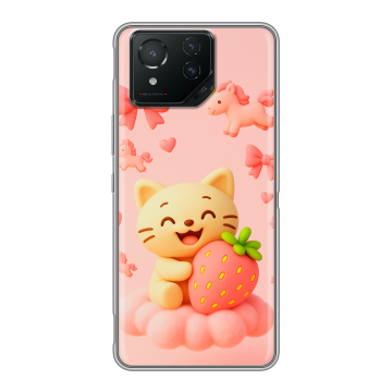 Силиконовый чехол на ASUS ROG Phone 8 Pro с принтом для девочек Силиконовый чехол на ASUS ROG Phone 8 Pro с принтом для девочек