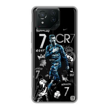 Силиконовый чехол на ASUS ROG Phone 8 Pro с принтом Реал Роналдо