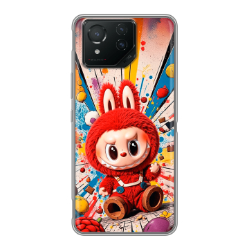 Силиконовый чехол на ASUS ROG Phone 8 Pro с принтом Labubu Лабубу Силиконовый чехол на ASUS ROG Phone 8 Pro с принтом Labubu Лабубу