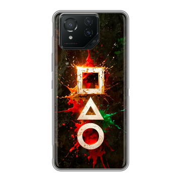 Силиконовый чехол на ASUS ROG Phone 8 Pro с принтом Squid Game Игра кальмара Силиконовый чехол на ASUS ROG Phone 8 Pro с принтом Squid Game Игра кальмара