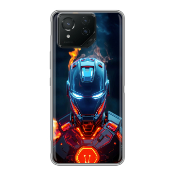 Силиконовый чехол на ASUS ROG Phone 8 Pro с принтом IronMan Железный человек Силиконовый чехол на ASUS ROG Phone 8 Pro с принтом IronMan Железный человек