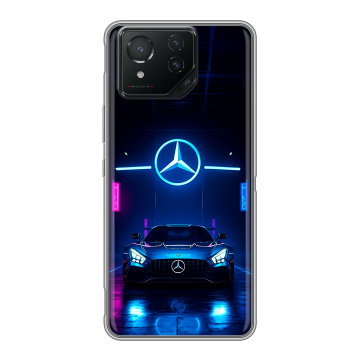Силиконовый чехол на ASUS ROG Phone 8 Pro с принтом Mercedes Мерседес Силиконовый чехол на ASUS ROG Phone 8 Pro с принтом Mercedes Мерседес