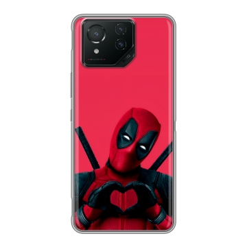 Силиконовый чехол на ASUS ROG Phone 8 Pro с принтом Дедпул Deadpool Силиконовый чехол на ASUS ROG Phone 8 Pro с принтом Дедпул Deadpool