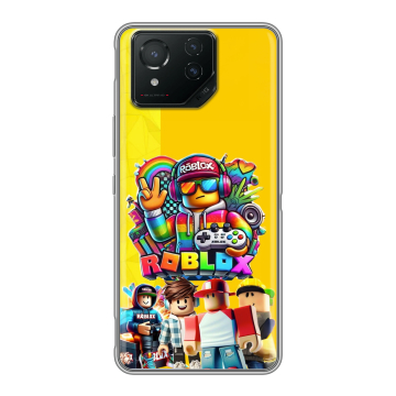 Силиконовый чехол на ASUS ROG Phone 8 Pro с принтом Roblox Роблокс Силиконовый чехол на ASUS ROG Phone 8 Pro с принтом Roblox Роблокс