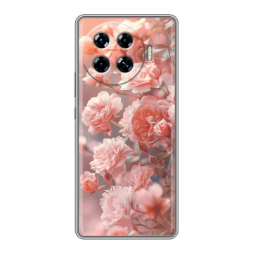 Силиконовый чехол на Tecno Spark 20 Pro Plus с принтом Розовые розы