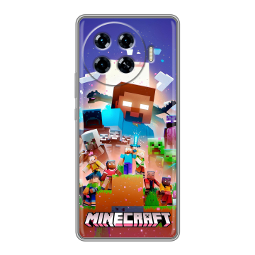 Силиконовый чехол на Tecno Spark 20 Pro Plus с принтом Майнкрафт Minecraft Силиконовый чехол на Tecno Spark 20 Pro Plus с принтом Майнкрафт Minecraft