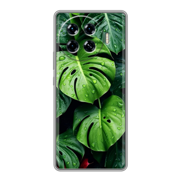 Силиконовый чехол на Tecno Spark 20 Pro Plus с принтом Листья Силиконовый чехол на Tecno Spark 20 Pro Plus с принтом Листья
