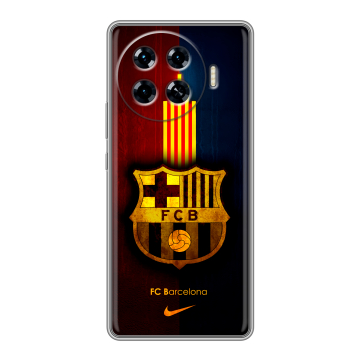 Силиконовый чехол на Tecno Spark 20 Pro Plus с принтом Барселона Barcelona