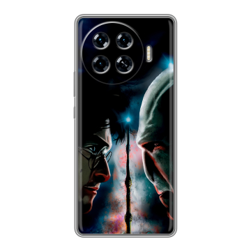 Силиконовый чехол на Tecno Spark 20 Pro Plus с принтом Гарри Поттер Harry Potter