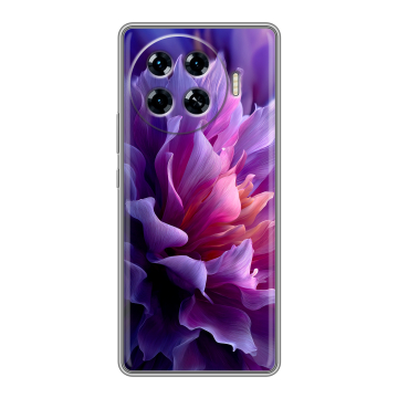 Силиконовый чехол на Tecno Spark 20 Pro Plus с принтом женский цветы