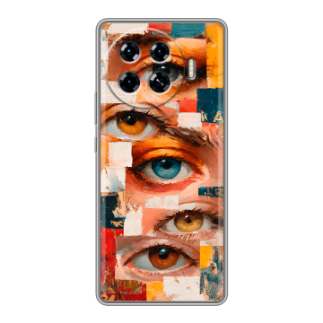 Силиконовый чехол на Tecno Spark 20 Pro Plus с принтом Модный принт