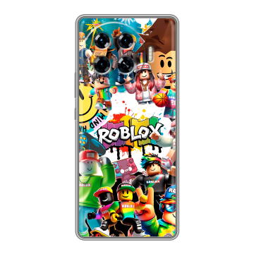 Силиконовый чехол на Tecno Spark 20 Pro Plus с принтом Roblox Роблокс Силиконовый чехол на Tecno Spark 20 Pro Plus с принтом Roblox Роблокс