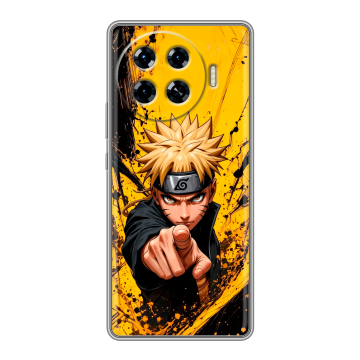 Силиконовый чехол на Tecno Spark 20 Pro Plus с принтом Naruto Наруто
