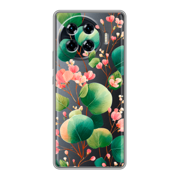 Силиконовый чехол на Tecno Spark 20 Pro Plus с принтом женский
