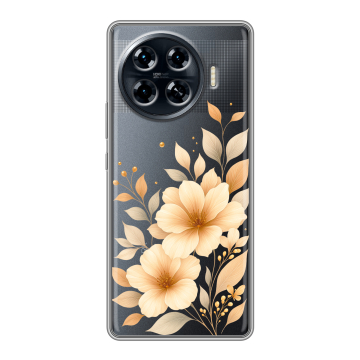 Силиконовый чехол на Tecno Spark 20 Pro Plus с принтом для девушки