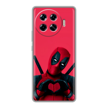 Силиконовый чехол на Tecno Spark 20 Pro Plus с принтом Дедпул Deadpool Силиконовый чехол на Tecno Spark 20 Pro Plus с принтом Дедпул Deadpool