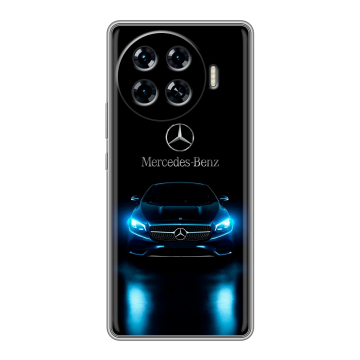 Силиконовый чехол на Tecno Spark 20 Pro Plus с принтом Mercedes Мерседес