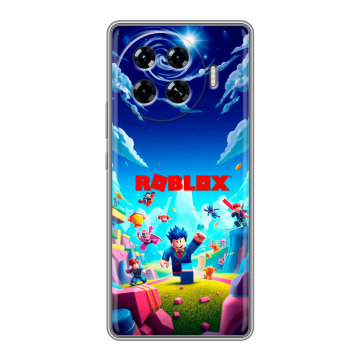 Силиконовый чехол на Tecno Spark 20 Pro Plus с принтом Roblox Роблокс Силиконовый чехол на Tecno Spark 20 Pro Plus с принтом Roblox Роблокс