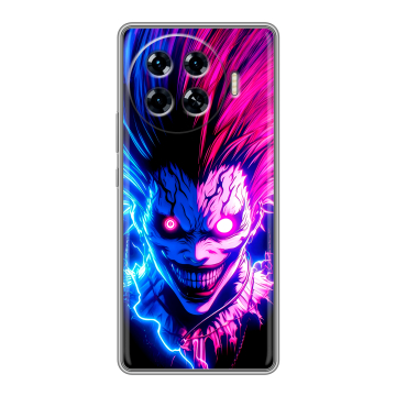 Силиконовый чехол на Tecno Spark 20 Pro Plus с принтом Death note Тетрадь смерти