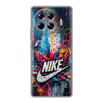 Силиконовый чехол на Tecno Spark 20 Pro Plus с принтом Nike Найк Силиконовый чехол на Tecno Spark 20 Pro Plus с принтом Nike Найк