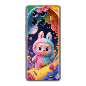 Силиконовый чехол на Tecno Spark 20 Pro Plus с принтом Labubu Лабубу Силиконовый чехол на Tecno Spark 20 Pro Plus с принтом Labubu Лабубу