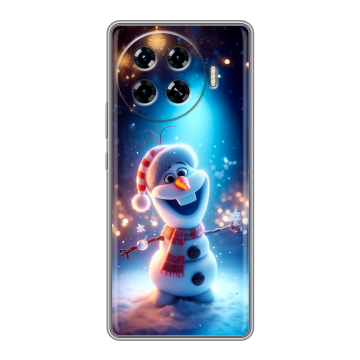 Силиконовый чехол на Tecno Spark 20 Pro Plus с принтом Новый год