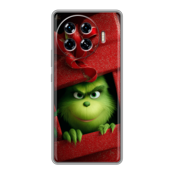 Силиконовый чехол на Tecno Spark 20 Pro Plus с принтом Новый год