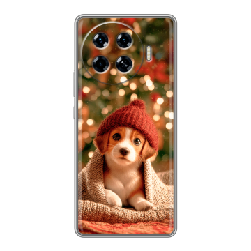 Силиконовый чехол на Tecno Spark 20 Pro Plus с принтом Новый год