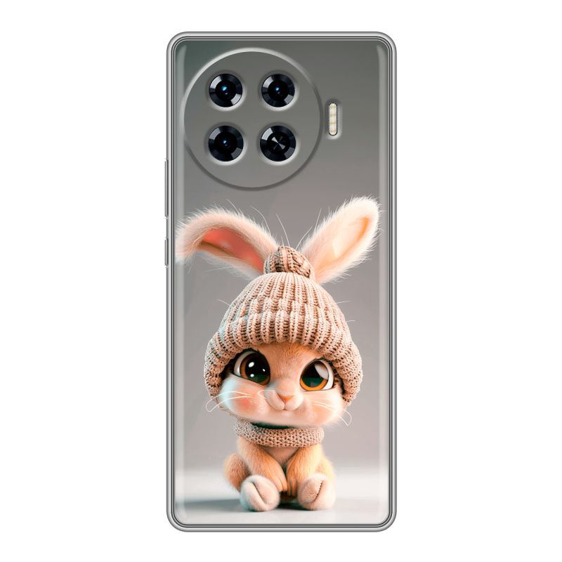 Силиконовый чехол на Tecno Spark 20 Pro Plus с принтом Кролик Силиконовый чехол на Tecno Spark 20 Pro Plus с принтом Кролик