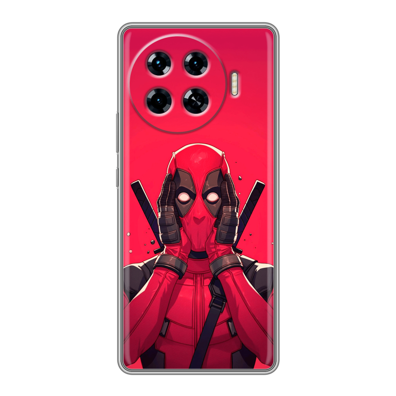 Силиконовый чехол на Tecno Spark 20 Pro Plus с принтом Дедпул Deadpool Силиконовый чехол на Tecno Spark 20 Pro Plus с принтом Дедпул Deadpool