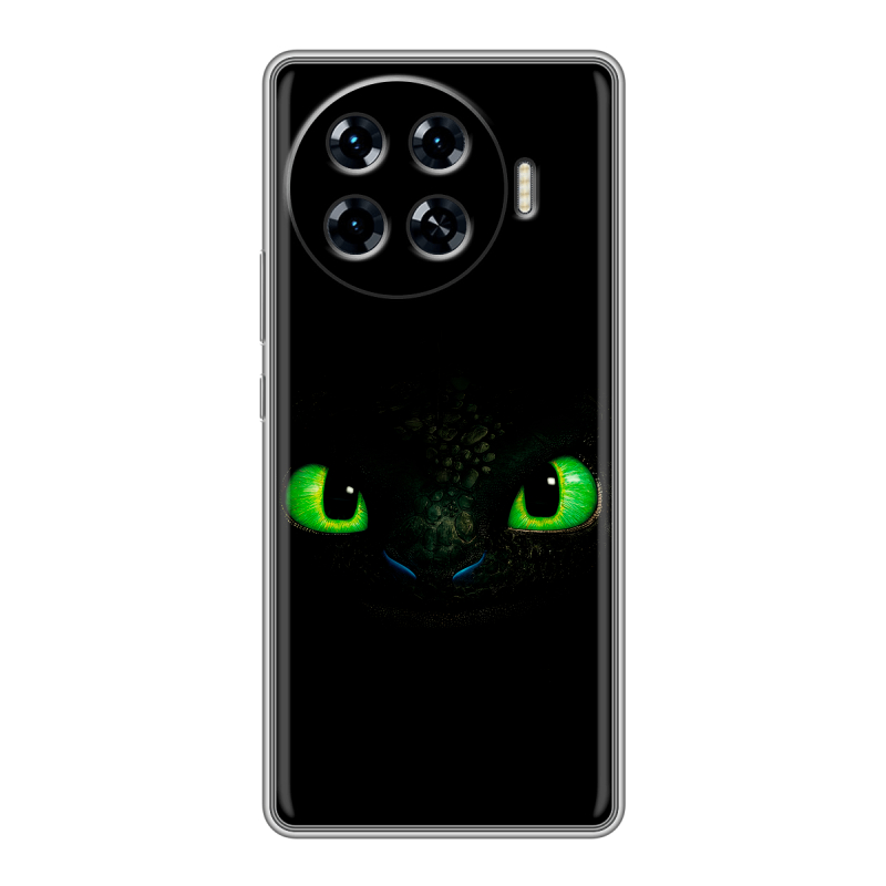 Силиконовый чехол на Tecno Spark 20 Pro Plus с принтом Как приручить дракона Силиконовый чехол на Tecno Spark 20 Pro Plus с принтом Как приручить дракона