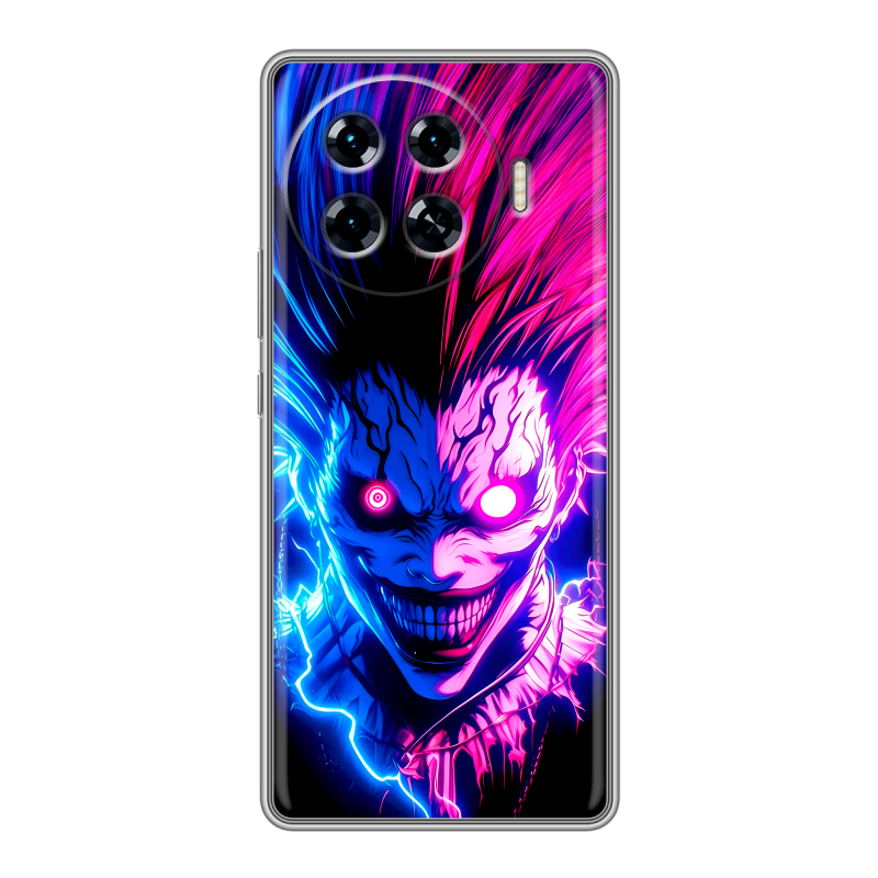 Силиконовый чехол на Tecno Spark 20 Pro Plus с принтом Death note Тетрадь смерти Силиконовый чехол на Tecno Spark 20 Pro Plus с принтом Death note Тетрадь смерти