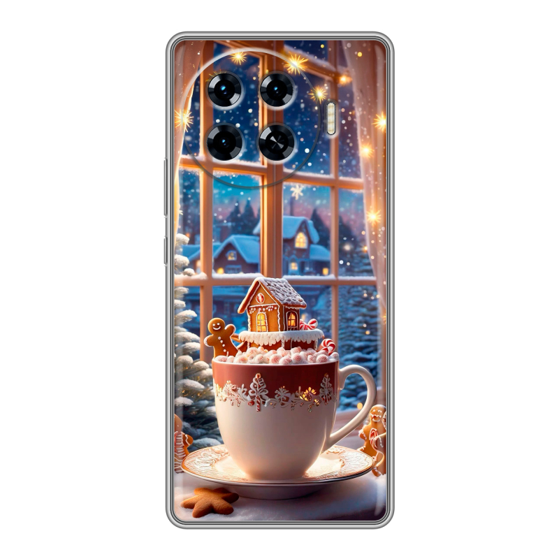 Силиконовый чехол на Tecno Spark 20 Pro Plus с принтом Новый год Силиконовый чехол на Tecno Spark 20 Pro Plus с принтом Новый год