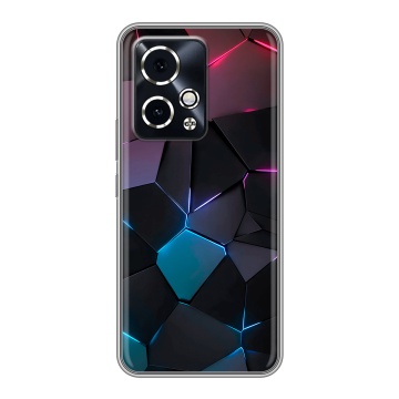 Силиконовый чехол на Honor 90 GT с принтом Геометрия неона Силиконовый чехол на Honor 90 GT с принтом Геометрия неона
