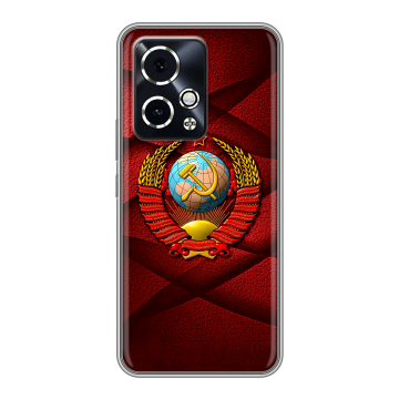 Силиконовый чехол на Honor 90 GT с принтом Герб СССР Силиконовый чехол на Honor 90 GT с принтом Герб СССР