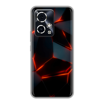 Силиконовый чехол на Honor 90 GT с принтом Яркие абстракции Силиконовый чехол на Honor 90 GT с принтом Яркие абстракции