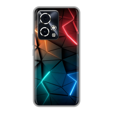 Силиконовый чехол на Honor 90 GT с принтом Абстракция неон Силиконовый чехол на Honor 90 GT с принтом Абстракция неон