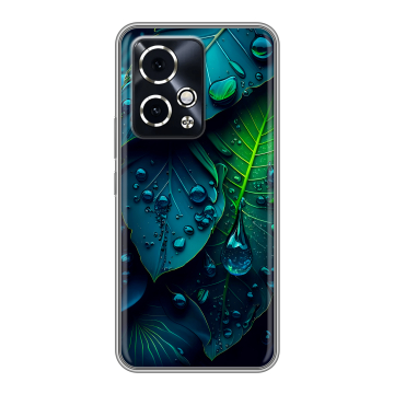 Силиконовый чехол на Honor 90 GT с принтом Листья Силиконовый чехол на Honor 90 GT с принтом Листья