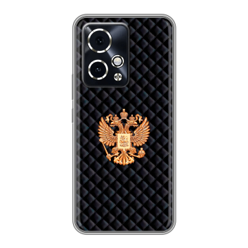 Силиконовый чехол на Honor 90 GT с принтом Герб России принт