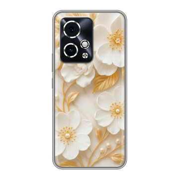 Силиконовый чехол на Honor 90 GT с принтом Цветы Силиконовый чехол на Honor 90 GT с принтом Цветы