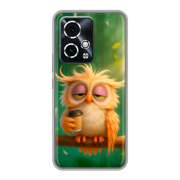 Силиконовый чехол на Honor 90 GT с принтом сова