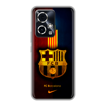 Силиконовый чехол на Honor 90 GT с принтом Барселона Barcelona
