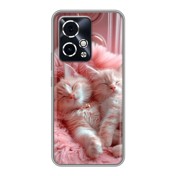 Силиконовый чехол на Honor 90 GT с принтом котята котики Силиконовый чехол на Honor 90 GT с принтом котята котики