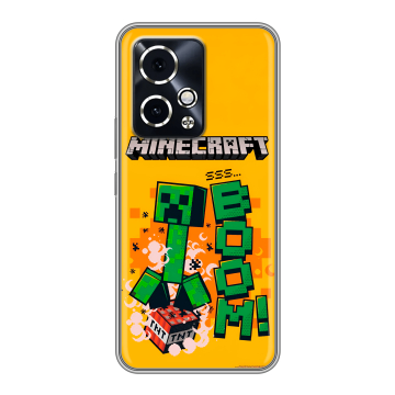 Силиконовый чехол на Honor 90 GT с принтом Майнкрафт Minecraft Силиконовый чехол на Honor 90 GT с принтом Майнкрафт Minecraft