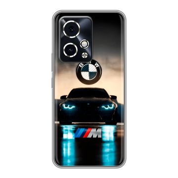 Силиконовый чехол на Honor 90 GT с принтом БМВ BMW Силиконовый чехол на Honor 90 GT с принтом БМВ BMW