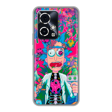 Силиконовый чехол на Honor 90 GT с принтом Рик и Морти Rick Morty Силиконовый чехол на Honor 90 GT с принтом Рик и Морти Rick Morty