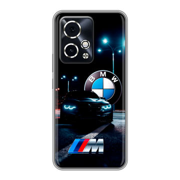 Силиконовый чехол на Honor 90 GT с принтом БМВ BMW Силиконовый чехол на Honor 90 GT с принтом БМВ BMW