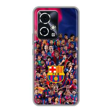 Силиконовый чехол на Honor 90 GT с принтом Барселона Barcelona