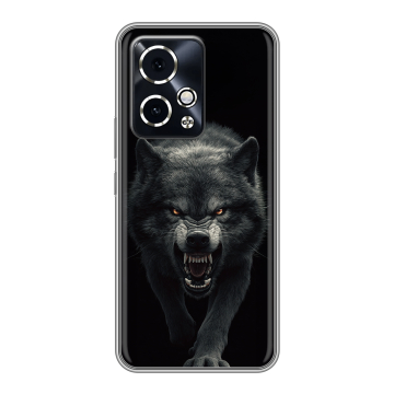 Силиконовый чехол на Honor 90 GT с принтом Волк Силиконовый чехол на Honor 90 GT с принтом Волк